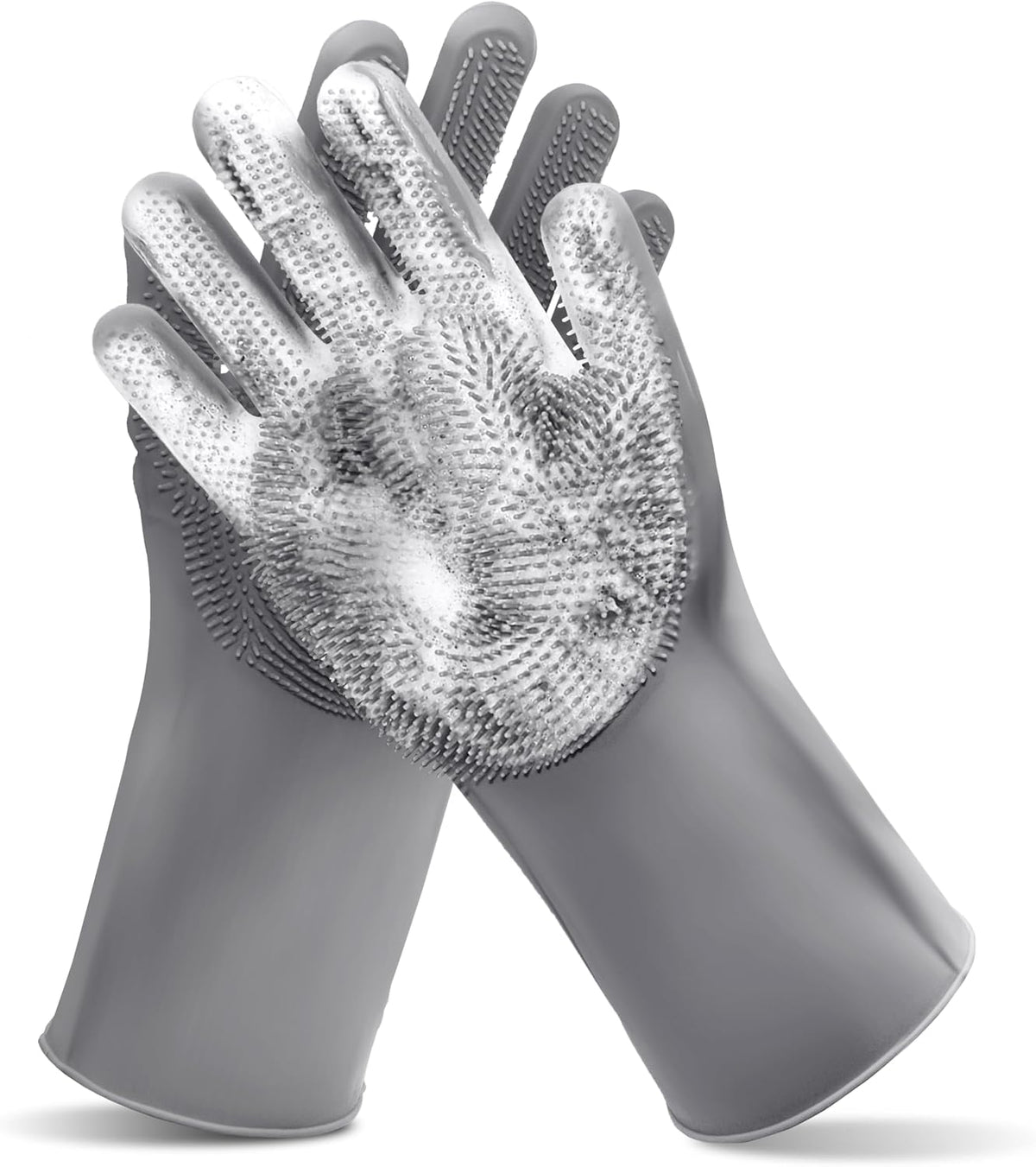 Maiiu pet grooming gloves stored in bathroom setting