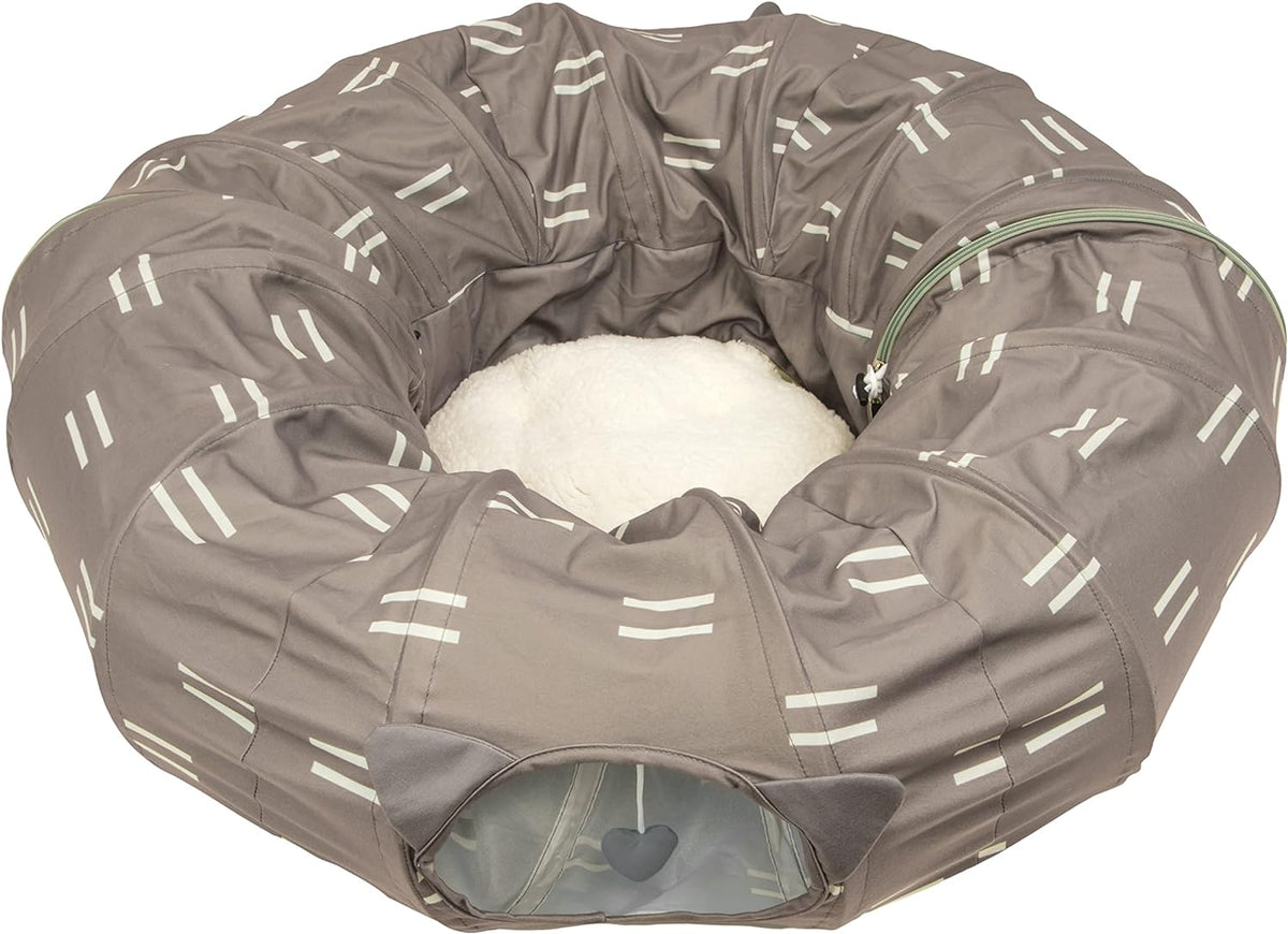 Kitty City multifunction cat tunnel toy lifestyle view