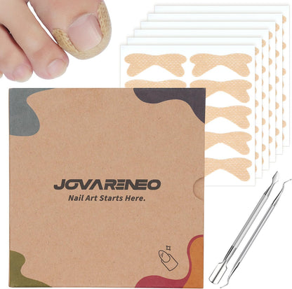 Jovareneo ingrown toenail treatment kit packaging front view showing correction stickers.