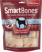 SmartBones Medium Bones With Real Peanut Butter Rawhide-Free Chews For Dogs, 4 Count - Image 14