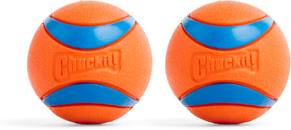 Chuckit! Ultra Ball Dog Toy - Medium Bouncy Fetch Balls For Dogs 20-60 lbs - Made from Durable Rubber - Floating Water Pet Toys - Size Medium - 2.5-inch Diameter - Pack of 4 - Image 12