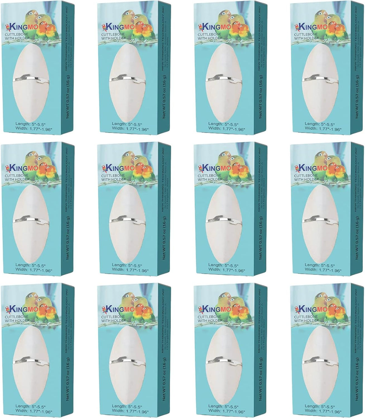 Packaging layout displaying all four cuttlefish pieces