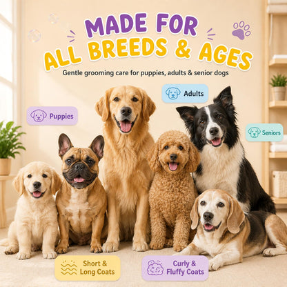 Alfie's Choice premium dog grooming product branding
