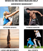 Breathable sports tape for animal and human use