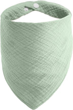 Soft Cotton Pet Scarf with Adjustable Button - Solid Color Dog Bandanas,Navy,Large - Image 9