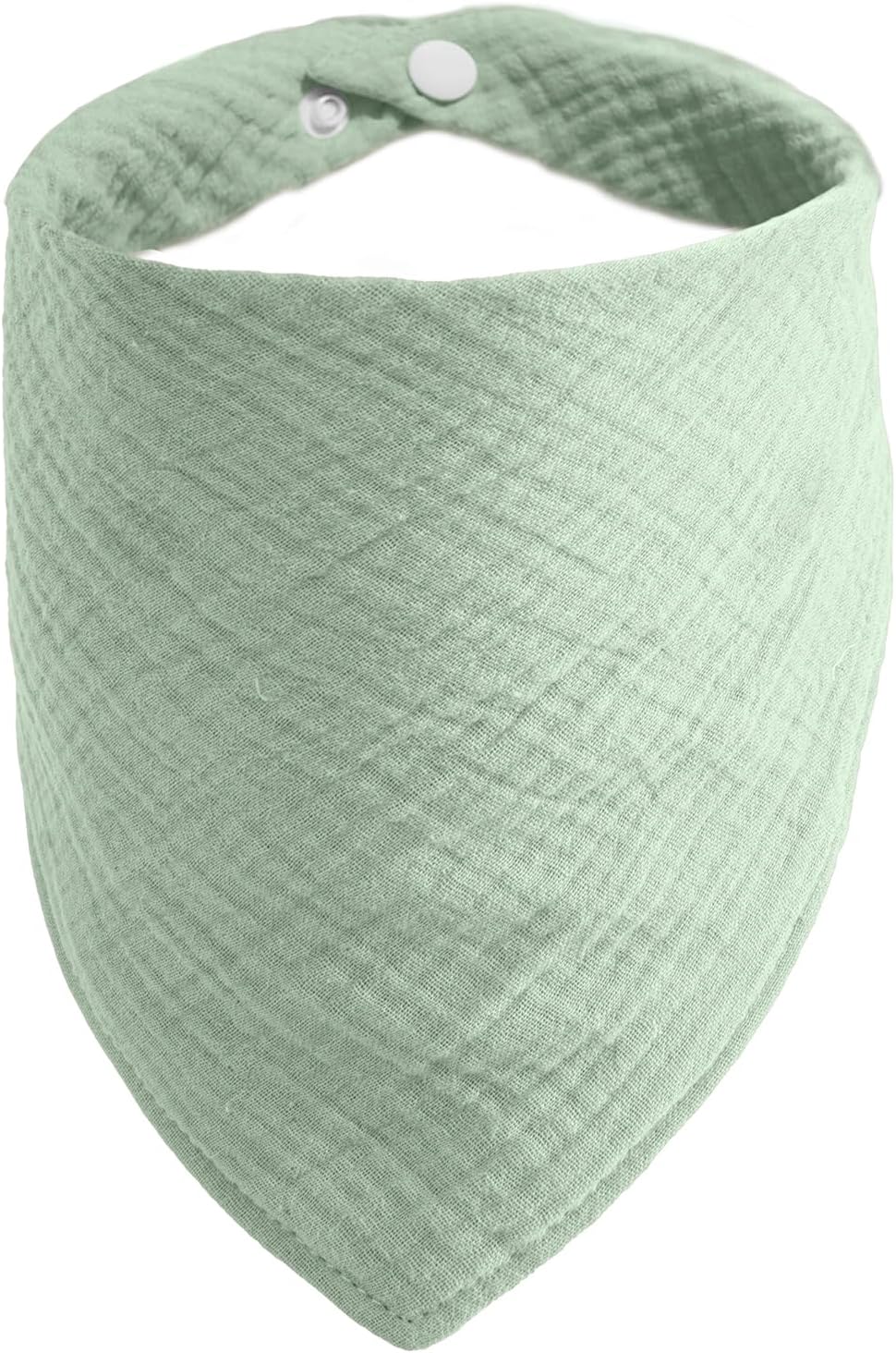 Soft Cotton Pet Scarf with Adjustable Button - Solid Color Dog Bandanas,Navy,Large - Image 9