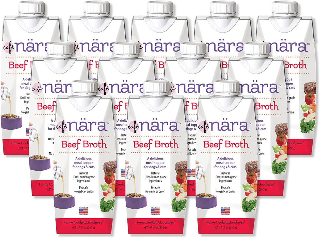 Caf Nara Grain-Free Beef Bone Broth Wet Food Topper for Dogs & Cats - 100% Natural, Healthy Hydration - 1.1 lbs (Pack of 6) - Image 11