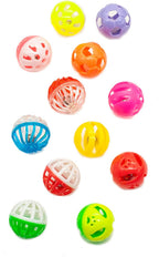Fashions Talk six styles plastic jingle bell balls for cats