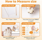 Roilpet large size dog socks showing silicone pattern