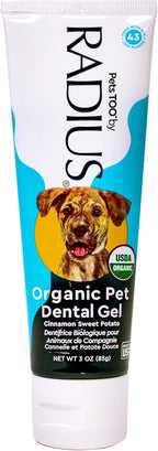 Radius USDA organic certification logo on toothpaste packaging