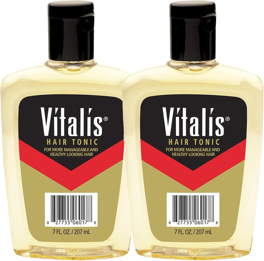Vitalis Hair Tonic Liquid two bottle pack front view