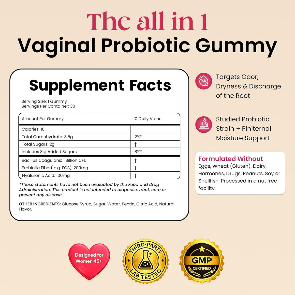ALLFEAMS Flora+ oral supplement tub in natural setting