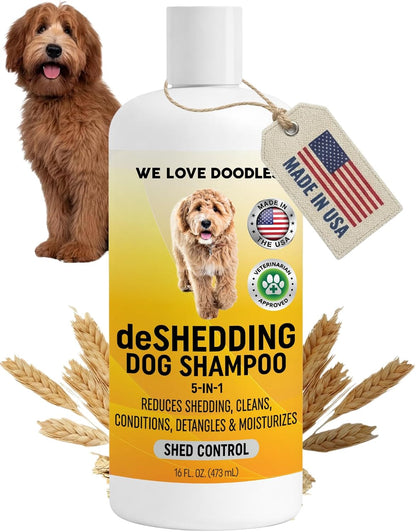 5-in-1 Premium Oatmeal Shampoo for Dogs, Gentle for Itchy & Sensitive Skin, Provides Itch Relief, Hypoallergenic & Soothing for Dry Skin, Moisturizing Anti-Itch, Made in USA, 16 oz [We Love Doodles] - Image 10