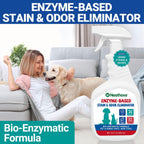 Neathova bio enzymatic urine destroyer clear unscented spray for carpets.