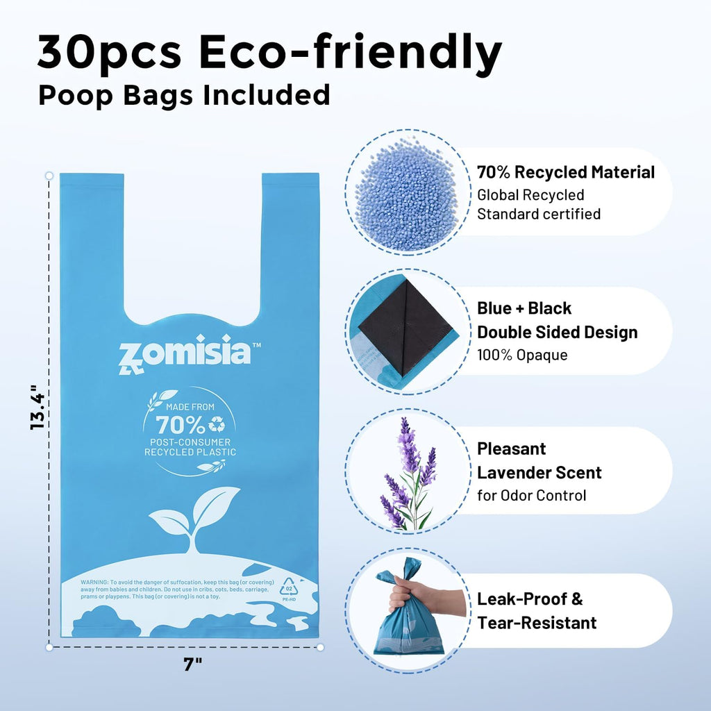 ZOMISIA large dog yard waste cleaner jaw claws picking up from grass