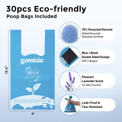 ZOMISIA large dog yard waste cleaner jaw claws picking up from grass
