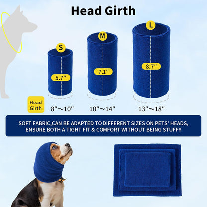 SLSON pet anxiety relief cover close up shot soft elastic neck band