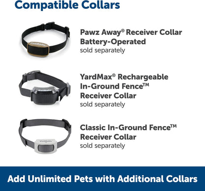 PetSafe Pawz Away pet proofing transmitter for keeping cats off kitchen counters.