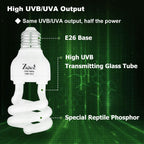 Lucky Herp 15 Watt 10.0 spiral lamp for bearded dragon habitats