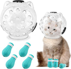 Axrivonte grooming set including helmet and four silicone boots