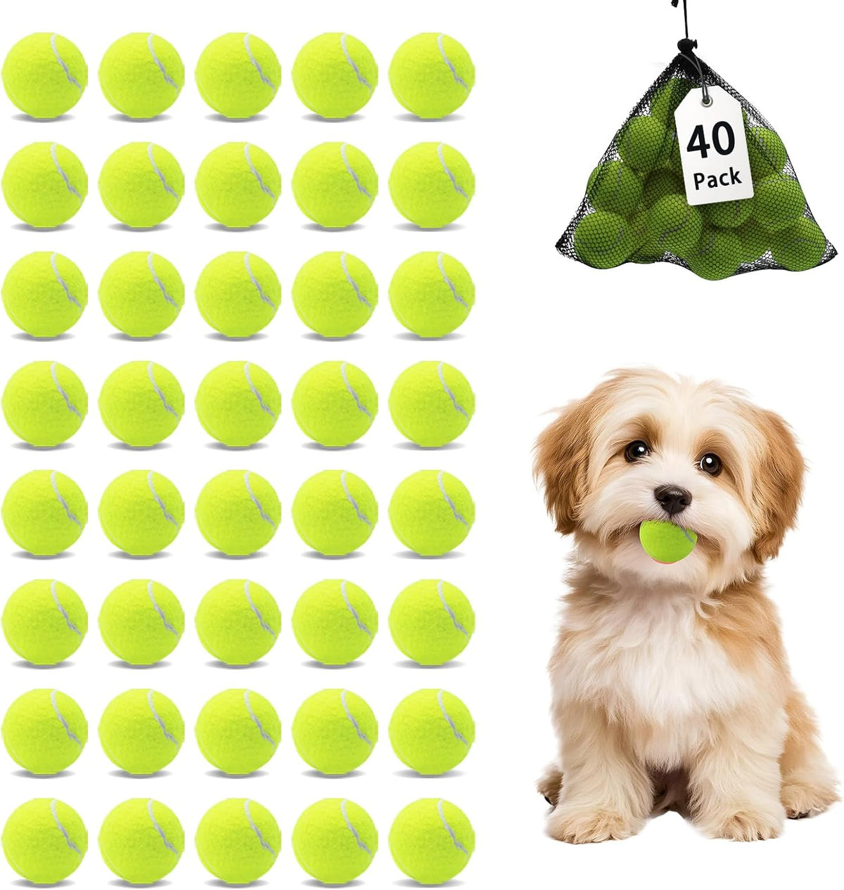Magicorange 6 Pack Small Tennis Balls, 2 inch Tennis Balls for Dogs,Colorful Easy Catching Pet Playing Ball (Multicolor, 6 Pack) - Image 13