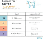 Gooby easy fit harness memory foam padding detail