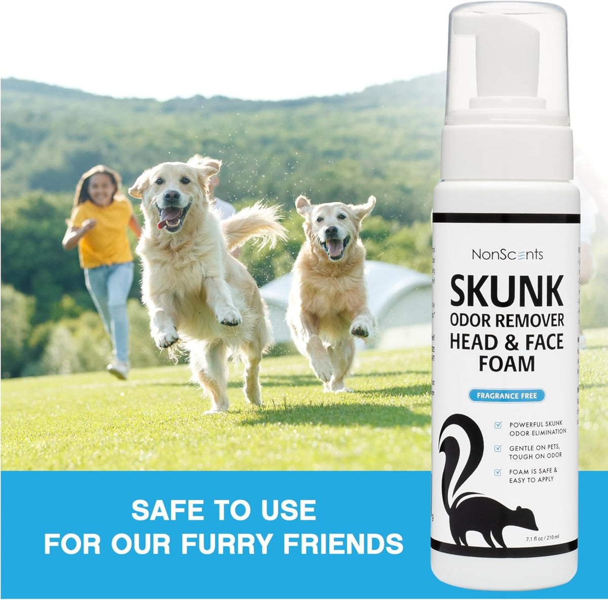Veterinarian approved pet odor neutralizer foam for home and carpet use