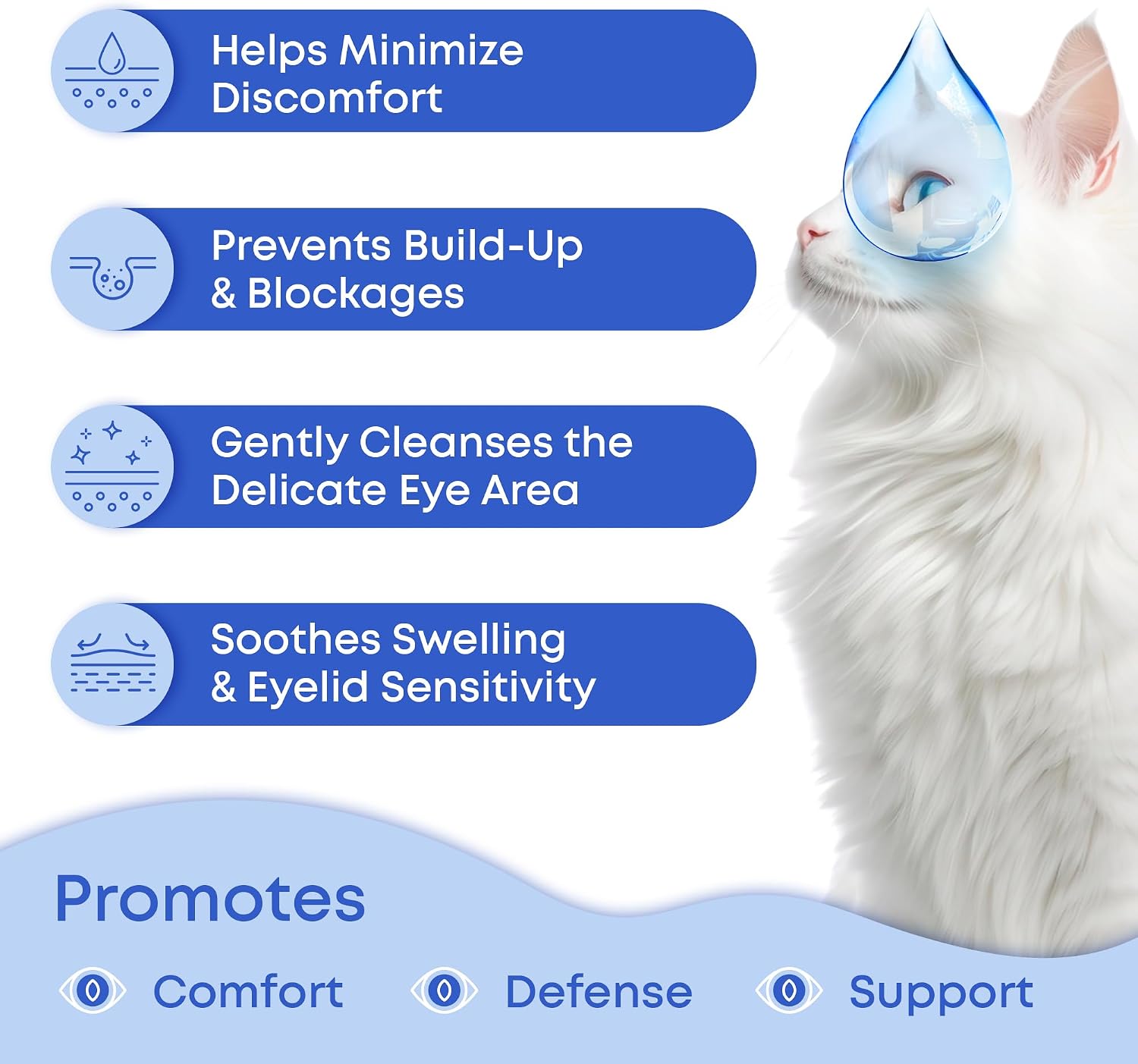 Beloved Pets pet tear stain remover and cleaner bottle for cats and dogs.