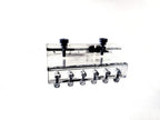Marine Color acrylic dosing pump tube holder front view