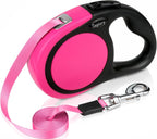 Taglory Retractable Dog Leash, 16ft No Tangle Leash Retractable for Small Medium Dogs Up to 44 lbs, One-Handed Brake, Pause, Lock, Pink - Image 15