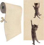 KEYIDE self-adhesive cat scratch wall climber mat in beige front view