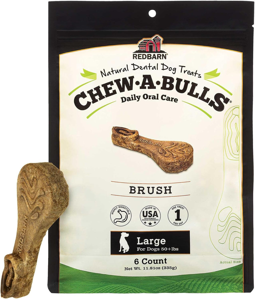 Redbarn Chew-A-Bulls package detail for small dogs