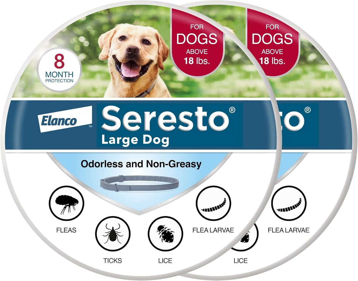 Seresto Flea & Tick Collar For Dogs Over 18 lbs., Treatment & Prevention, Vet-Recommend, 8 Month Protection - Image 10