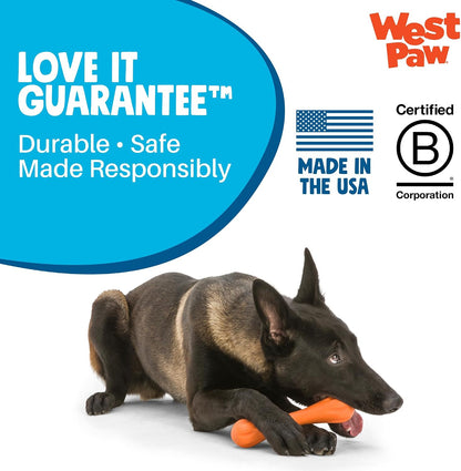 West Paw Hurley bone toy showing its ergonomic bone and stick shape