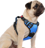 rabbitgoo Dog Harness for Large Dogs, 3 Buckles Easy On & Off No Pull Pet Vest, Soft Padded Walking Pet Harness with Control Handle, Adjustable and Reflective, Pink, L - Image 11