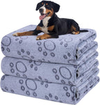 Dono 1 Pack 3 Dog Blankets, Soft Fluffy Fleece Pet Blanket Warm Sleep Mat Paw Print Design Puppy Kitten Throw Blankets Doggy Blanket for Dogs - Image 10