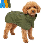 Tuff Pupper Waterproof Dog Raincoat | Full-Body Windproof Rain Jacket for Dogs | Reflective Strips | Breathable Mesh Lining | Adjustable Fit | Leash Port | Small Medium Large XL XXL Dogs (Blue, XS) - Image 11