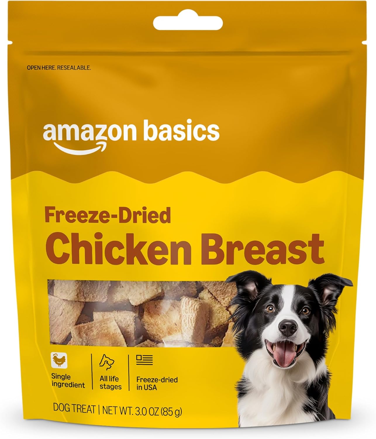 Amazon Basics Freeze-Dried Raw Single Ingredient Dog Treats (Previously Wag), Beef Liver, High Protein, Grain-Free, 3.3 Ounce (Pack of 1), Packaging may vary - Image 9