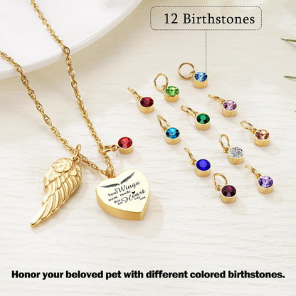 Stainless steel gold heart urn jewelry filling kit demonstration