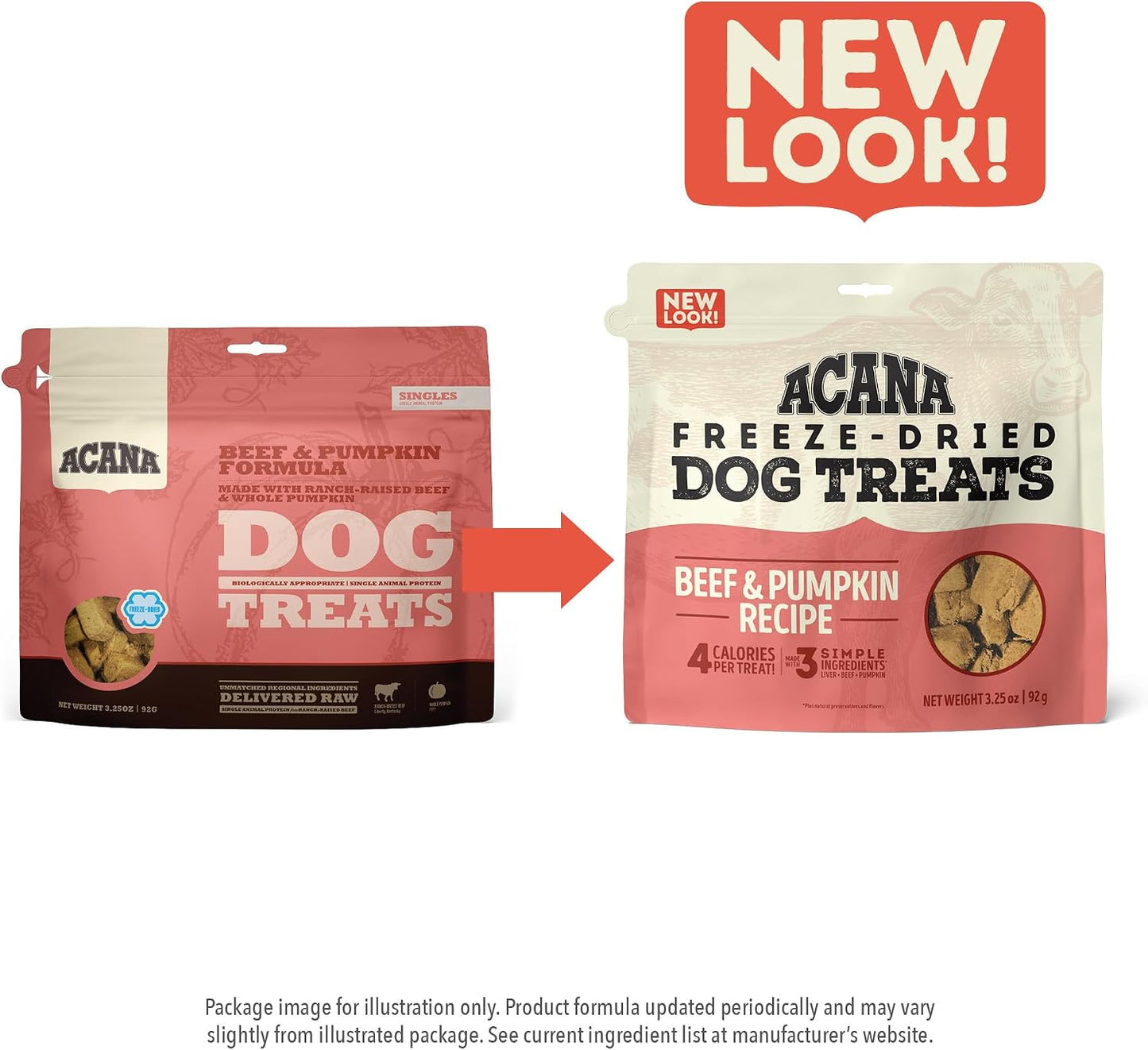 ACANA singles beef and pumpkin recipe limited ingredient formula details