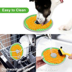 Lalolee dog crate training toy mounted on wire cage