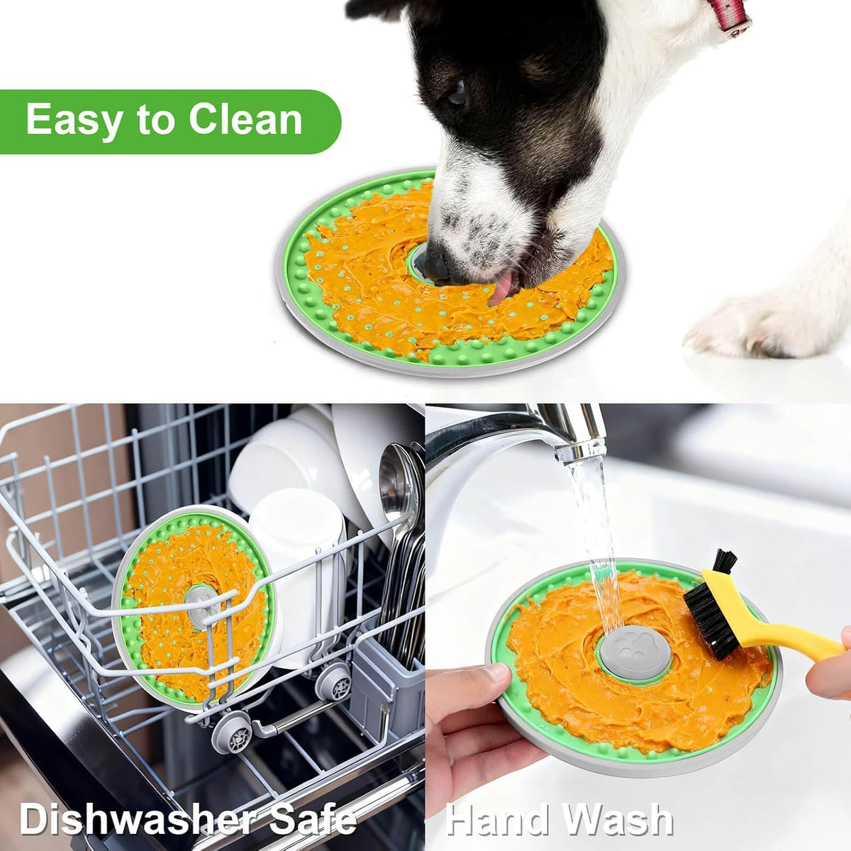 Lalolee dog crate training toy mounted on wire cage