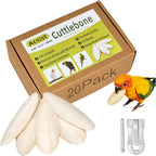4.3"-4.7" Cuttlebone for Birds,Natural Cuttlefish Bone for Parakeets,12 Pcs - Image 9