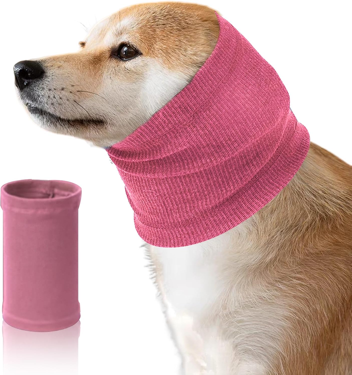 Dog Calming Hoodie Head Cover Sleeves, Ear Covers for Noise Protection, Anxiety Relief Wrap, Muffs for Pet Neck and Ear Warmer - Image 9
