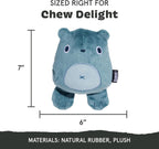Large breed dog playing with Grey Bear Hugger toy