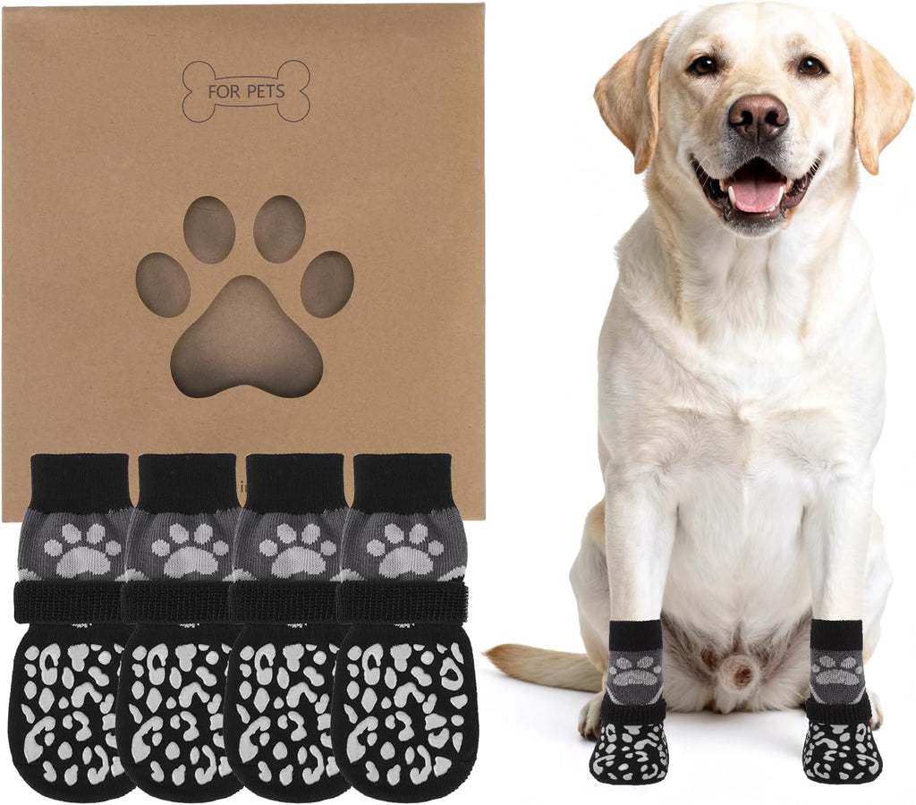 KOOLTAIL Dog Socks Shoes for Hot Pavement, Breathable & Warm Winter Dog Booties to Prevent Licking Paws for Small Medium Large Senior Dogs,Non Slip Grippy Pet Boots & Paw Protectors for Hardwood Floor - Image 10