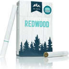 Redwood Premium Herbal Menthol Cigarettes pack front view natural tobacco free smokes.