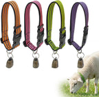 Vibrant multi colored geometric design patterns on the durable nylon fabric grazing collar pack