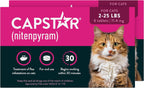 Capstar (nitenpyram) Cat Flea Treatment, Fast-Acting Oral Flea Treatment for Cats 2-25 lbs, Vet-Recommended Medication Tablets Start Killing in 30 Minutes, 6 Doses - Image 10