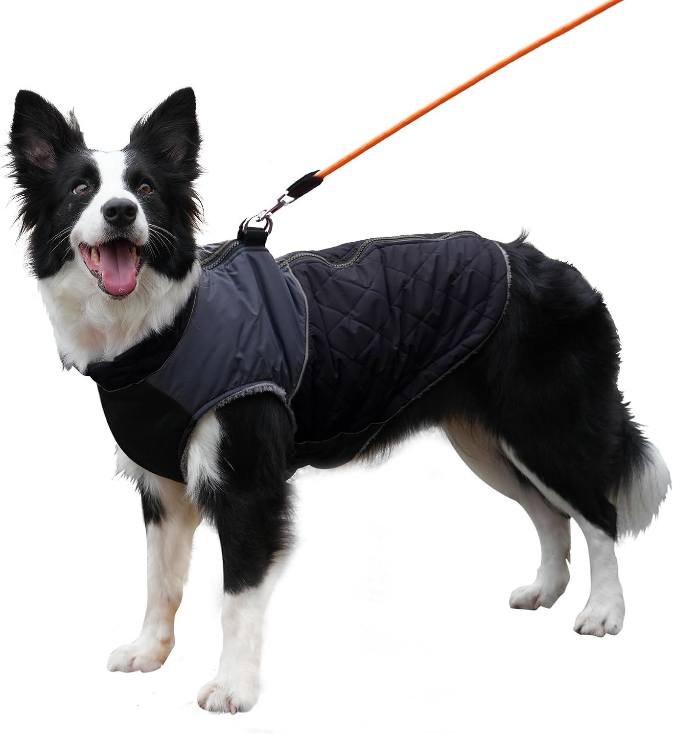 JoyDaog Warm Fleece Dog Coats with Durable Harness Buitl in D-Ring,Waterproof Puppy Jacket for Small Dogs,Dog Vest for Cold Winter,Burnished Khaki S - Image 15